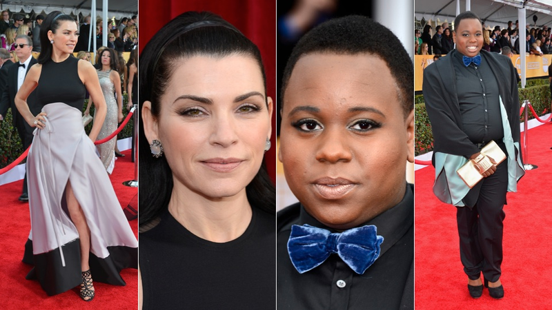 Illustration for article titled Classic Glamour and Fugly Failures at the SAG Awards